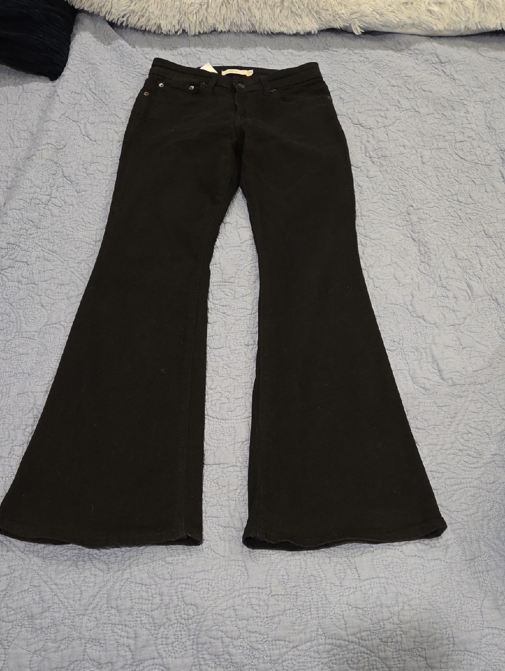 Levi's Black High Waist Flare Jeans Size 28!
